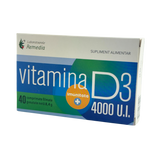 Vitamina D3 4000 u.i. 40 comprimate