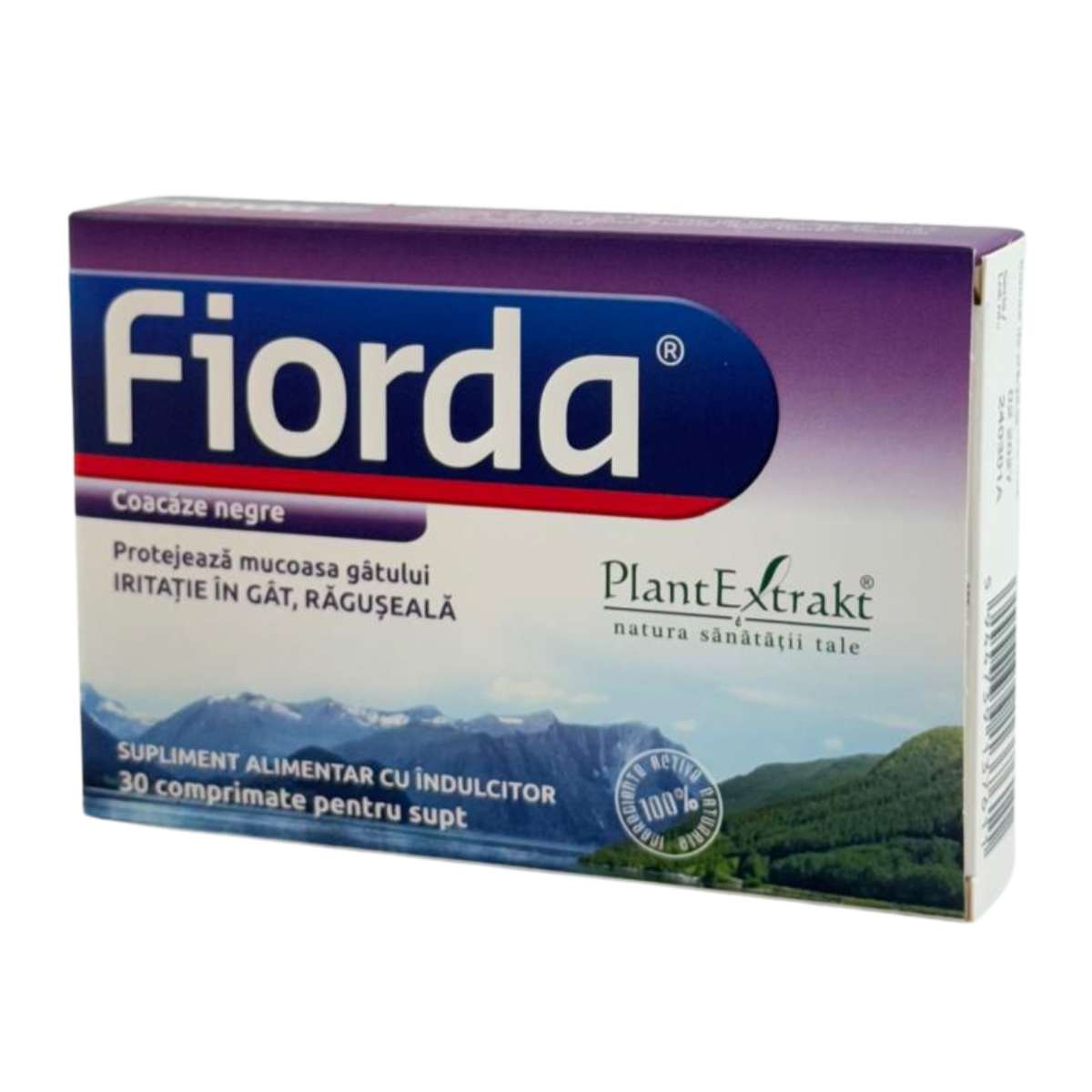 Fiorda Coacaze negre 30 comprimate pentru supt