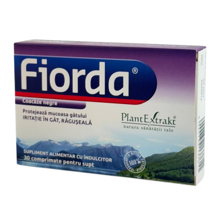 Fiorda Coacaze negre 30 comprimate pentru supt
