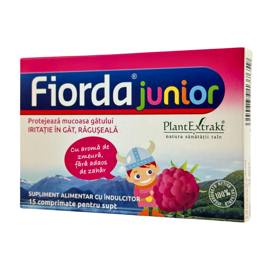 Fiorda Junior Zmeura 15 comprimate pentru supt