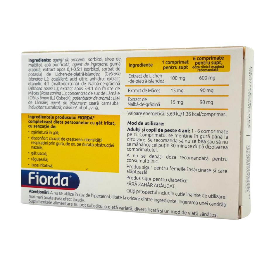 Fiorda Lamaie 30 comprimate pentru supt