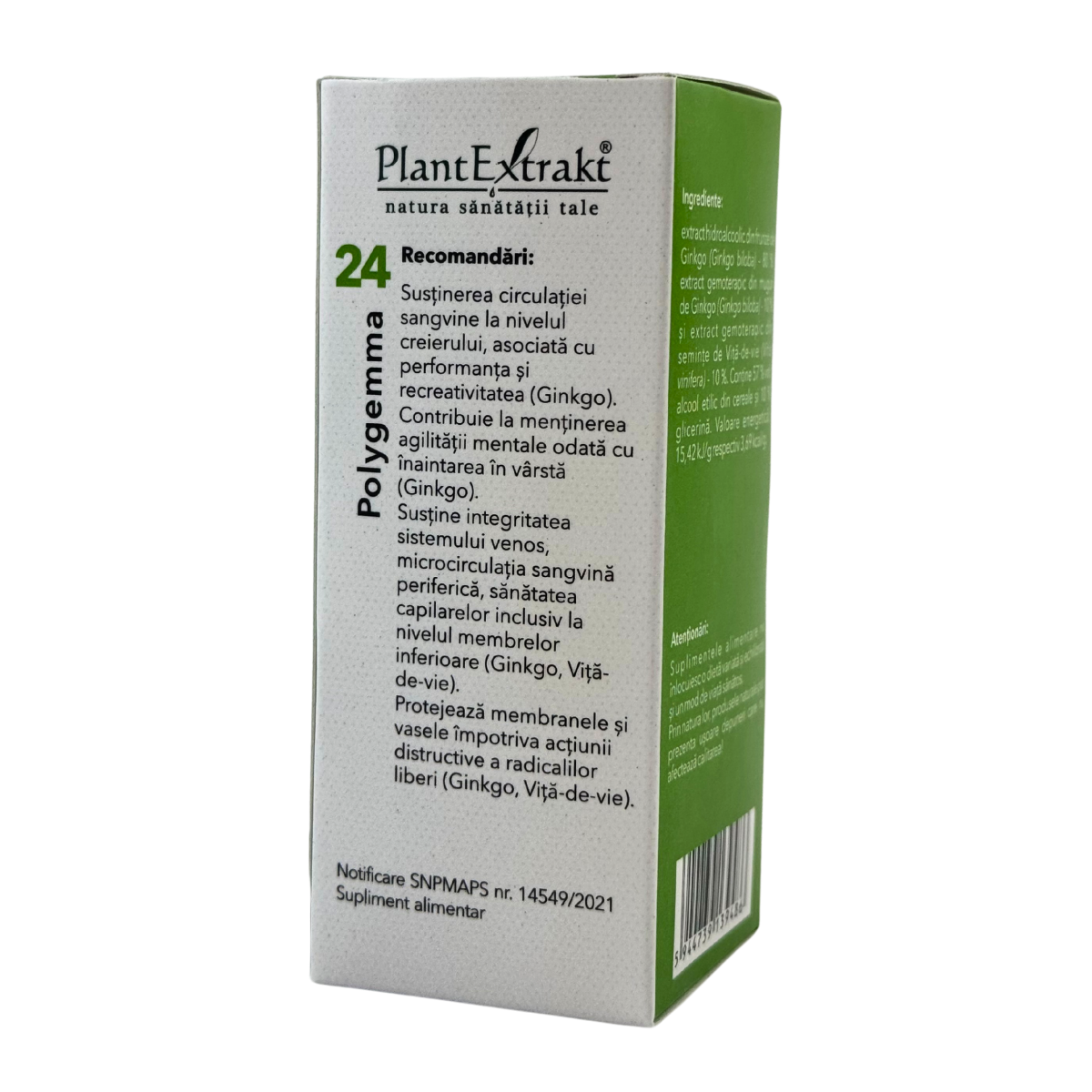 Polygemma 24 Ginkgo Memorie 50 ml