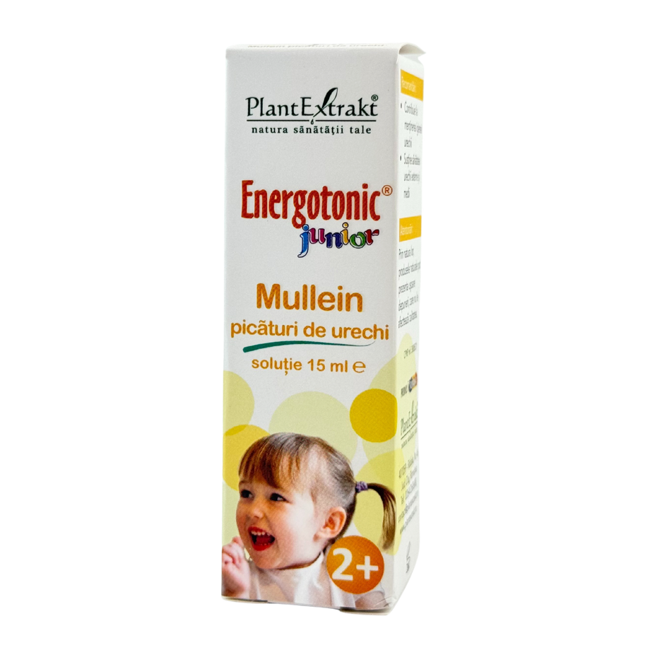 Energotonic Junior Mullein picaturi de urechi, 15 ml