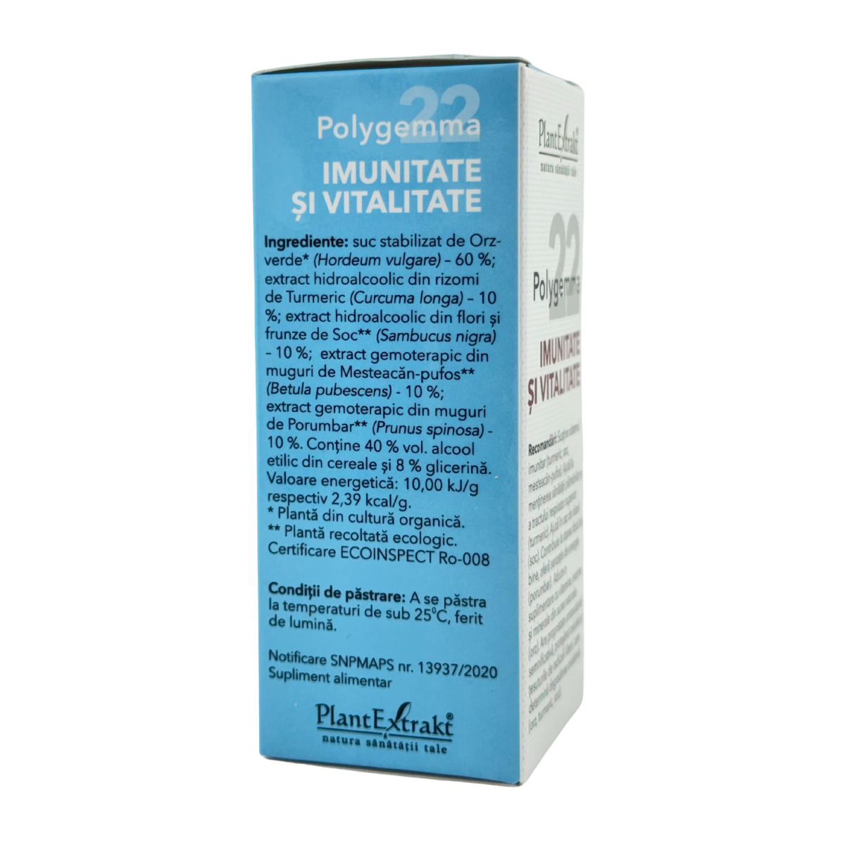 Polygemma 22 - Imunitate si Vitalitate 50 ml