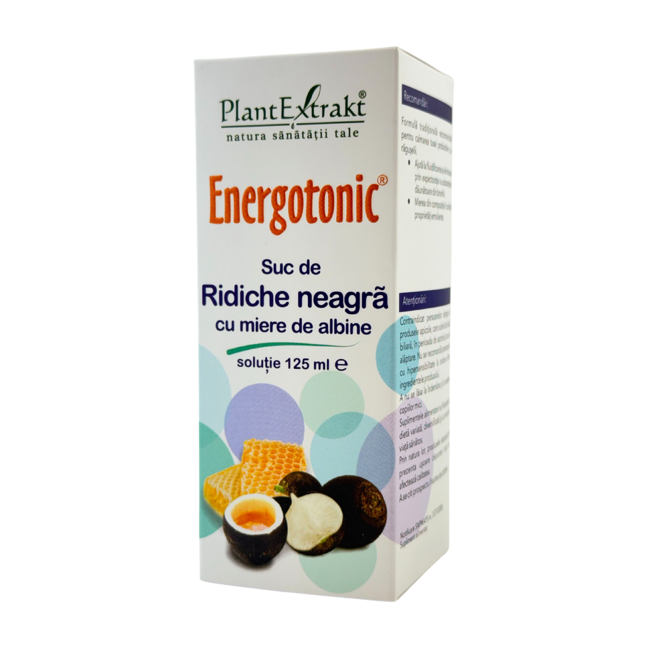 Energotonic Suc de ridiche neagra cu miere de albine 125 ml