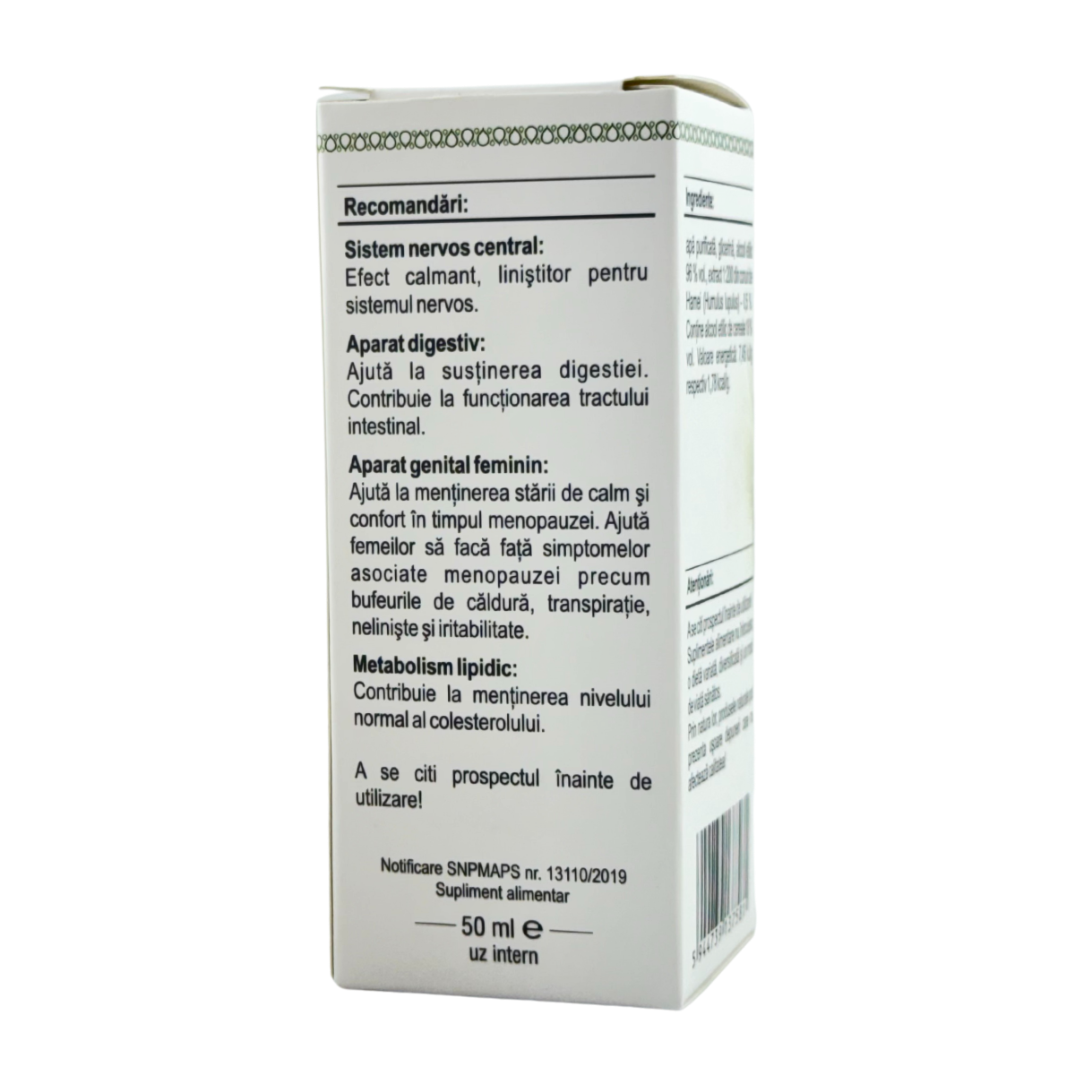 Extract din conuri de Hamei 50 ml