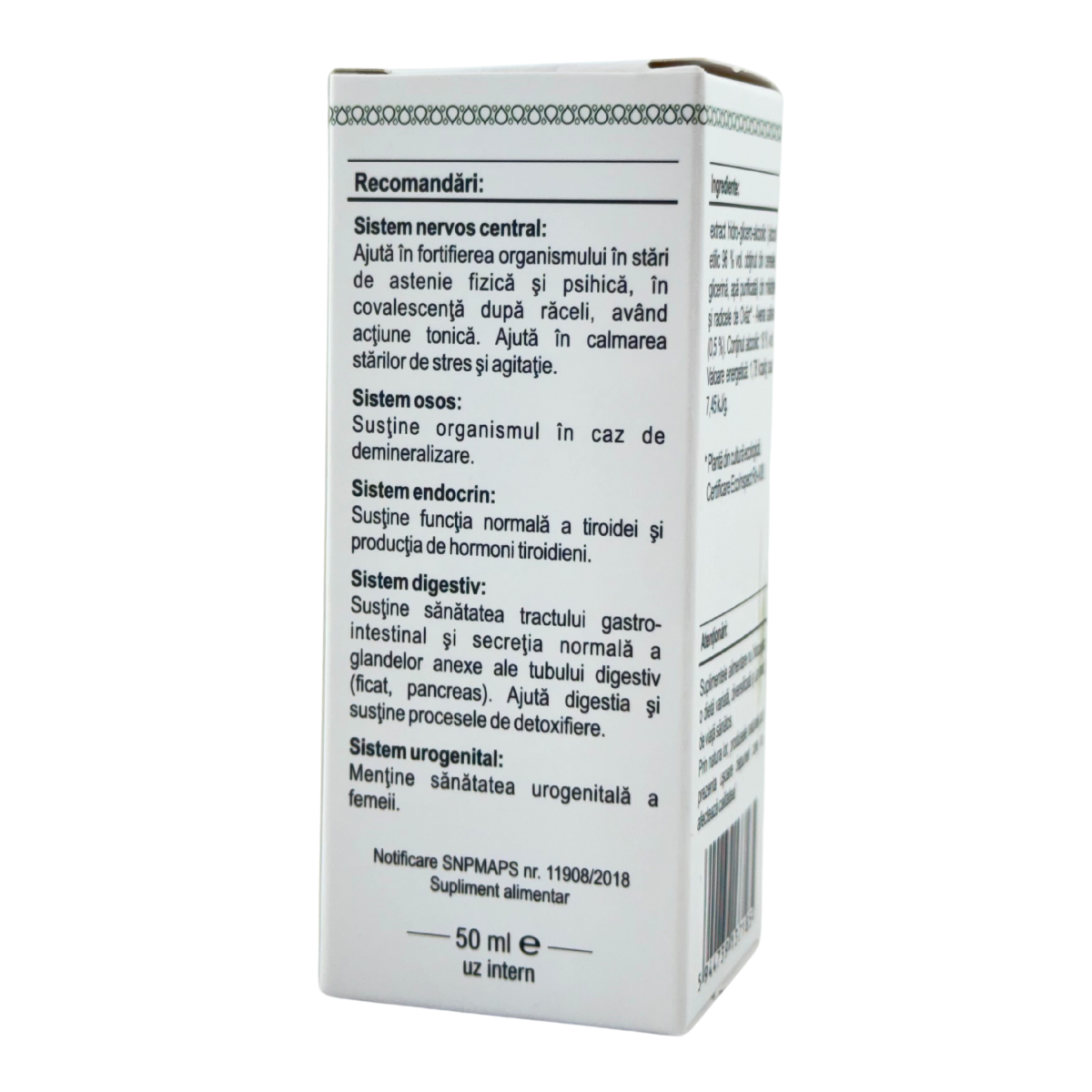 Extract din mladite si radicele de Ovaz 50 ml