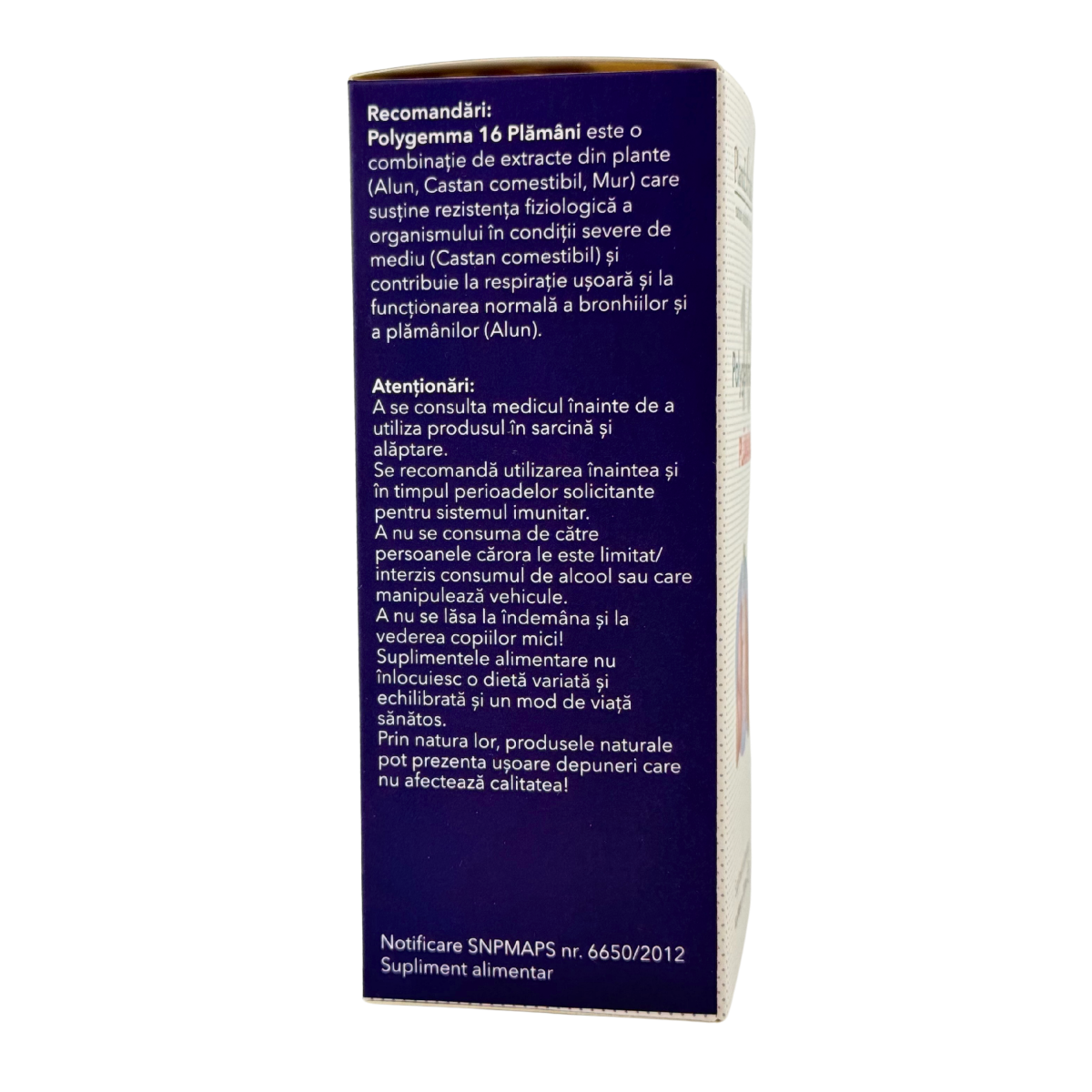 Polygemma 16 - Plamani 120 ml