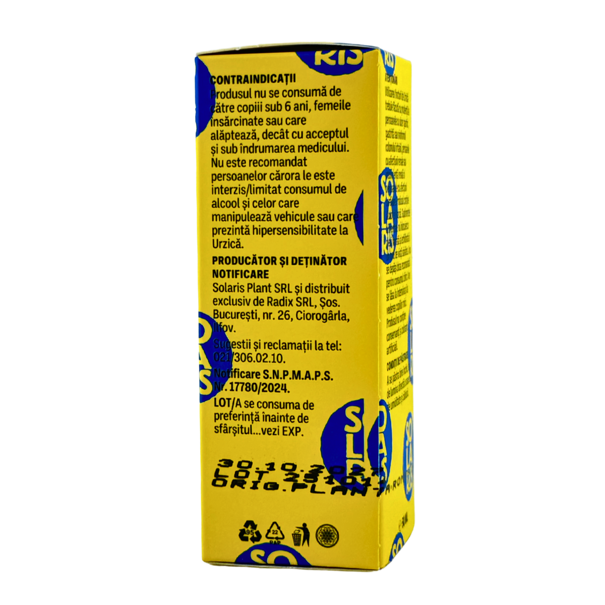 Tinctura de Urzica - Fier natural 50 ml