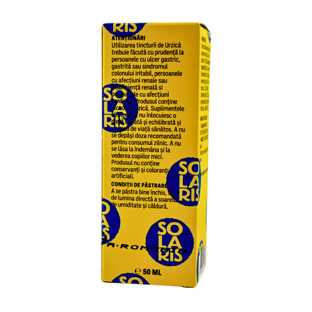 Tinctura de Urzica - Fier natural 50 ml