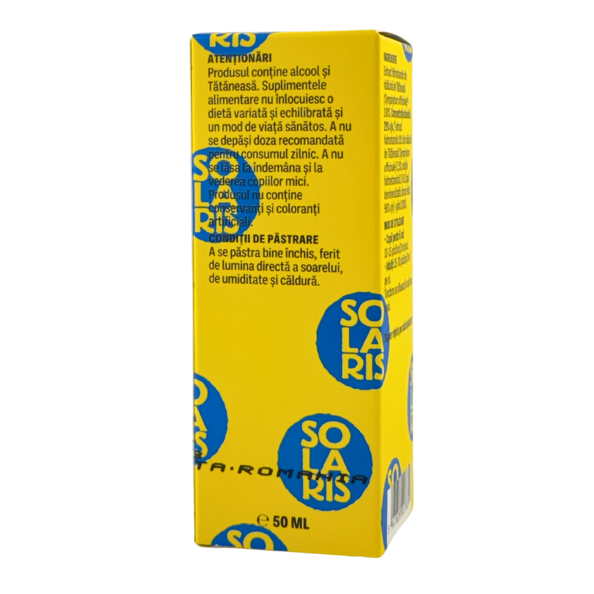 Tinctura de Tataneasa - Antiinflamator articulatii 50 ml