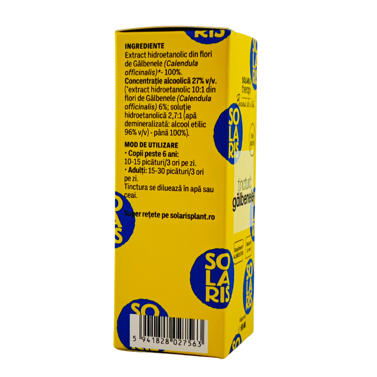 Tinctura de Galbenele - Pansament gastric 50 ml