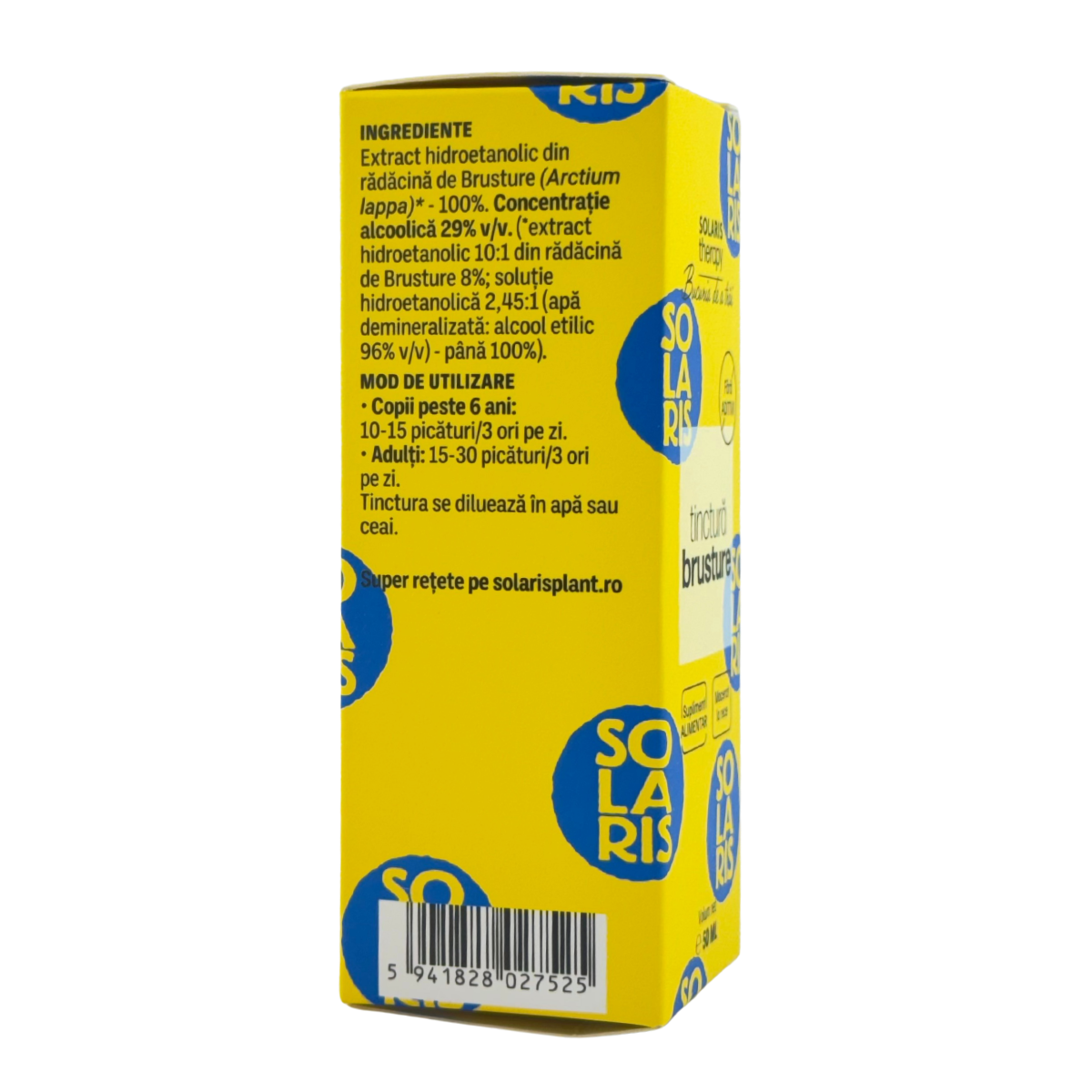 Tinctura de Brusture - Detoxifiere 50 ml
