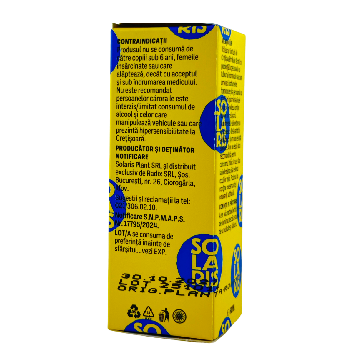 Tinctura de Cretisoara - Echilibru hormonal 50 ml