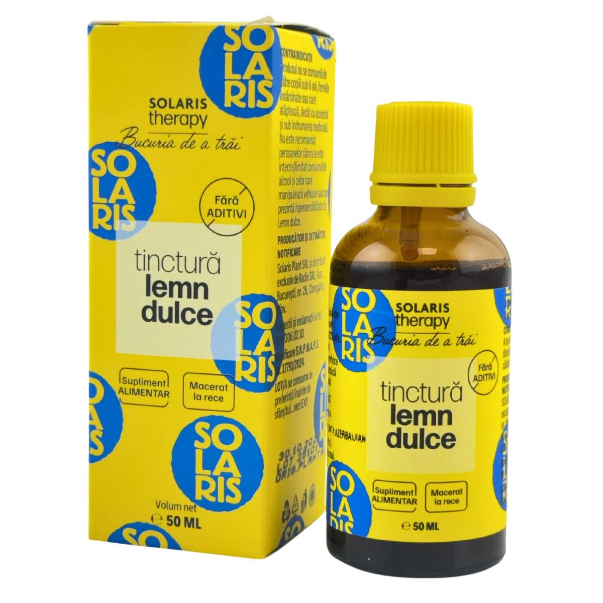 Tinctura de Lemn dulce - Calmarea stomacului 50 ml