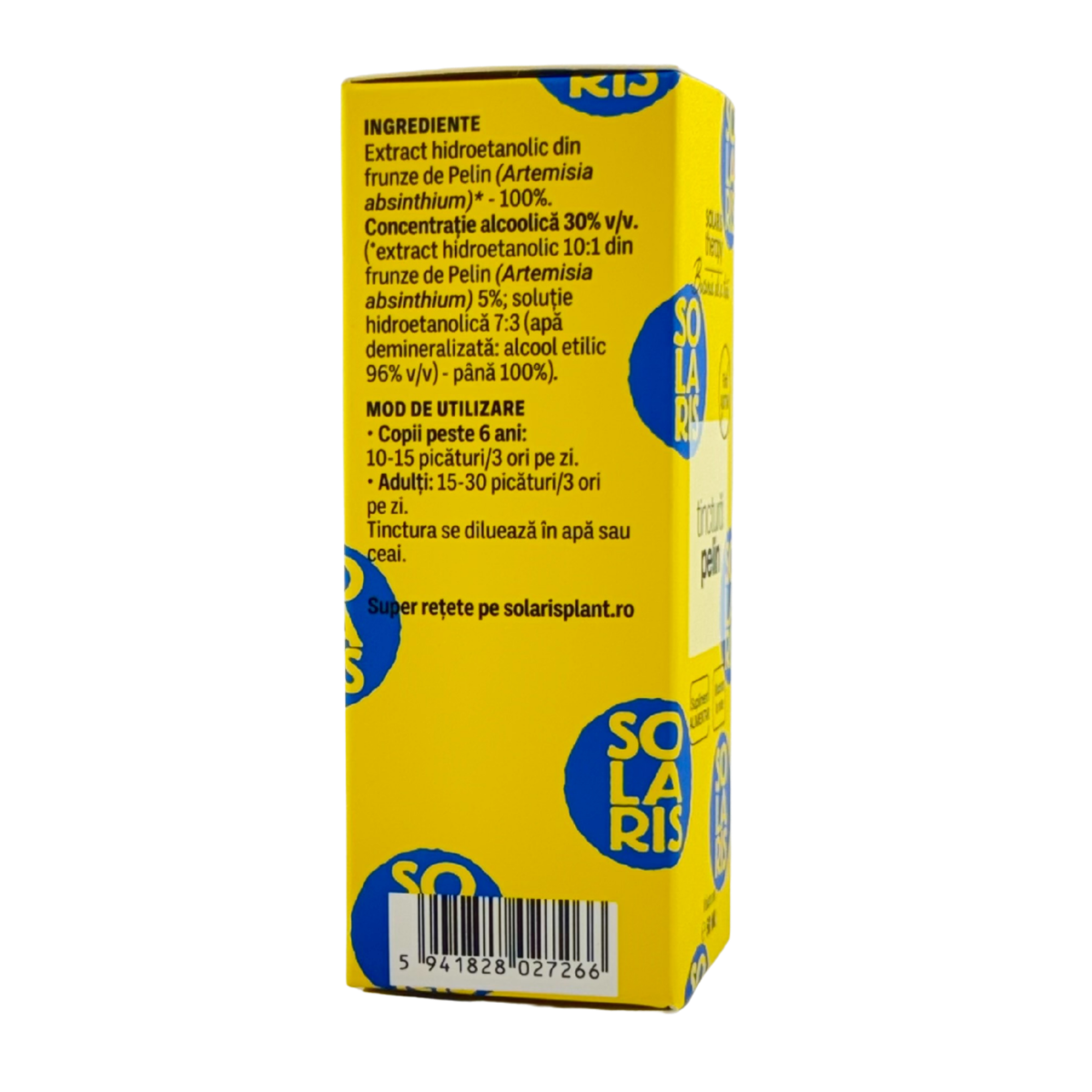 Tinctura de Pelin - Deparazitare 50 ml