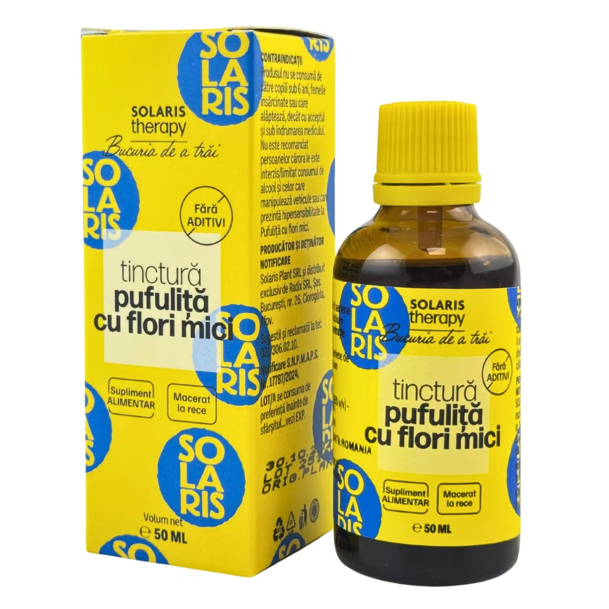 Tinctura de Pufulita cu flori mici - Prostata sanatoasa 50 ml
