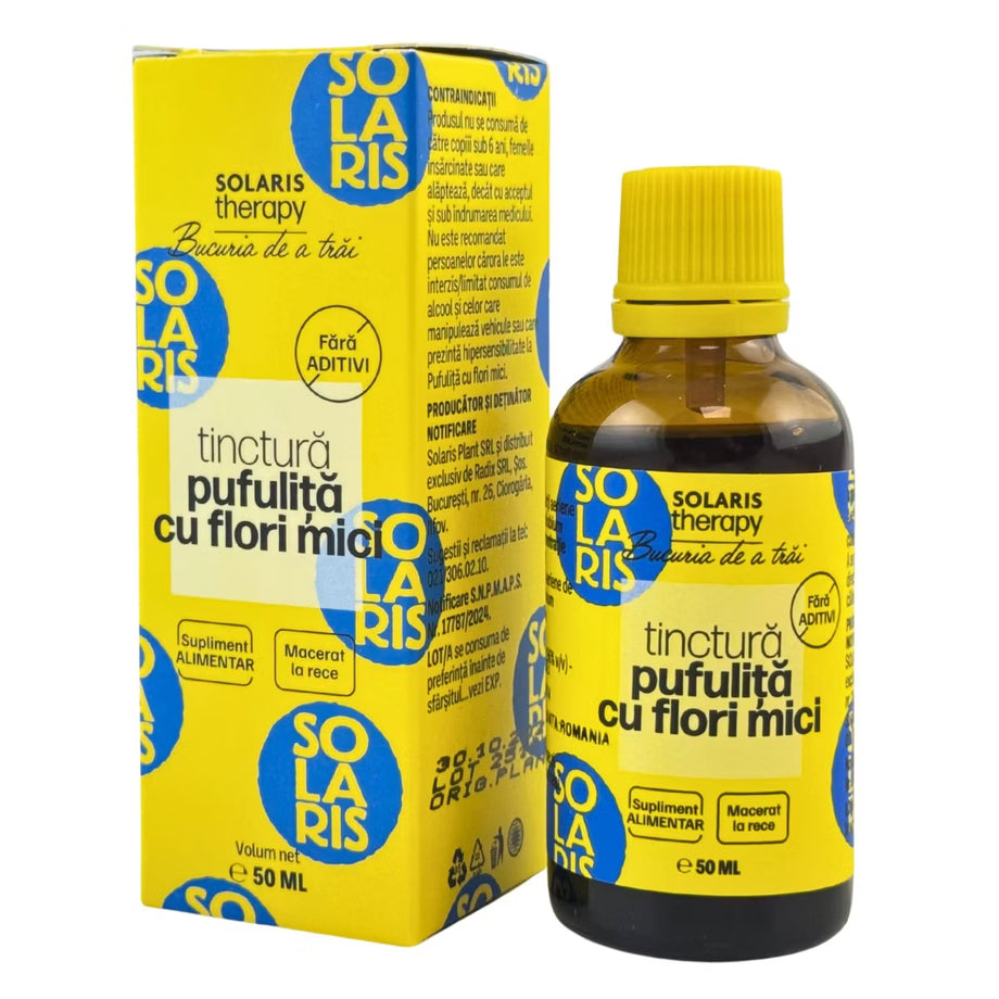 Tinctura de Pufulita cu flori mici - Prostata sanatoasa 50 ml