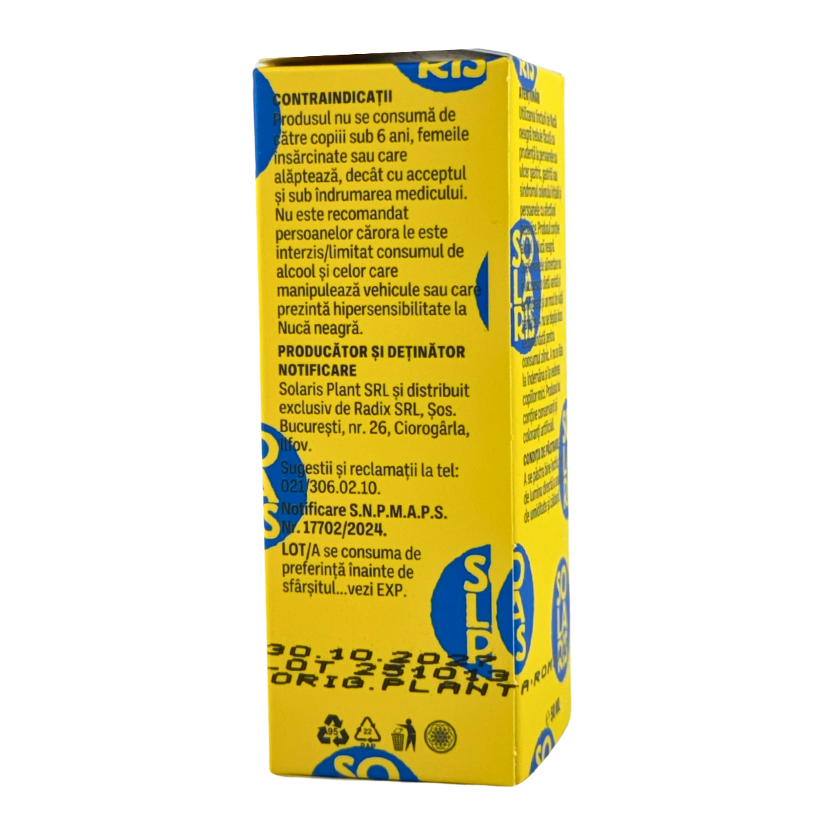 Tinctura de Nuca neagra - Vermifug 50 ml