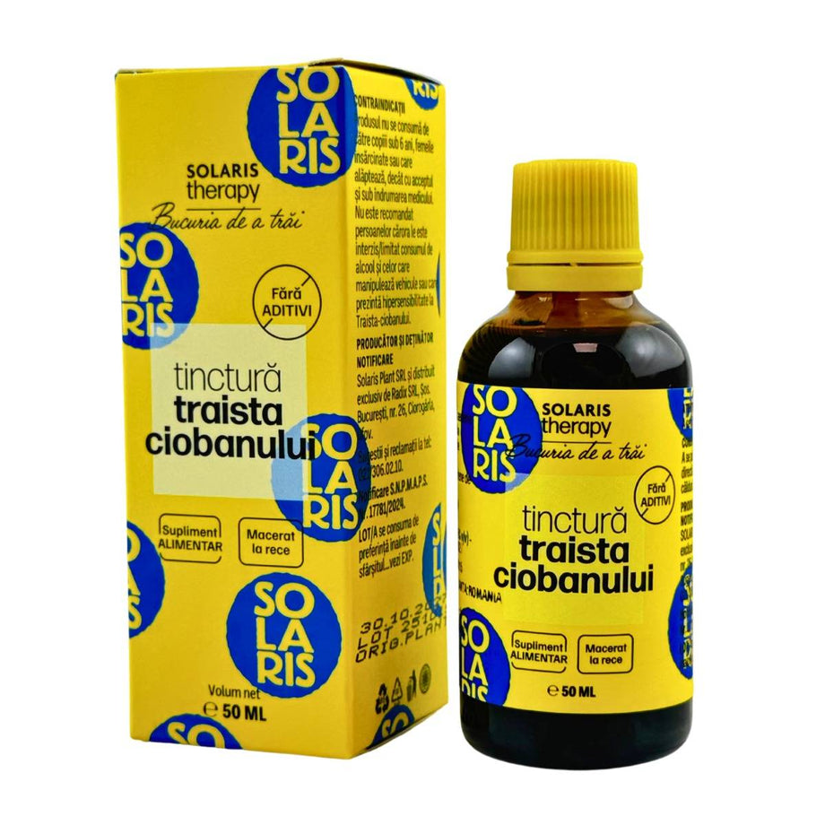Tinctura de Traista ciobanului - Antihemoragic 50 ml
