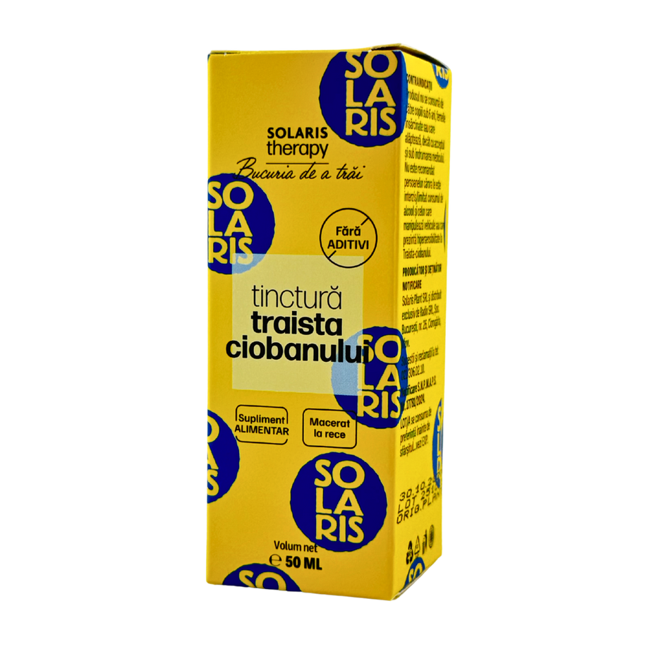 Tinctura de Traista ciobanului - Antihemoragic 50 ml