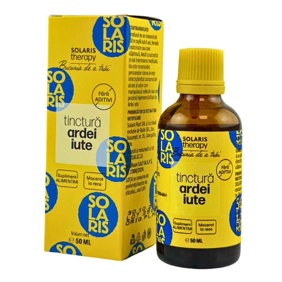 Tinctura de Ardei iute - Circulatia sangelui 50 ml