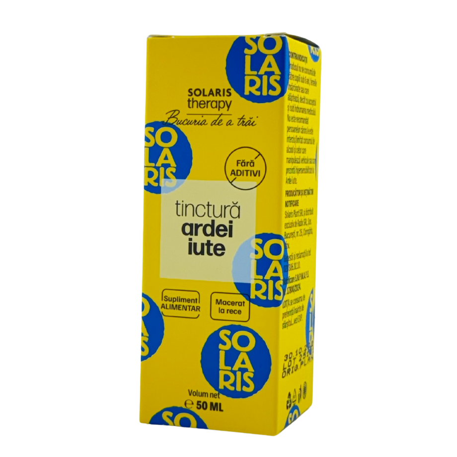 Tinctura de Ardei iute - Circulatia sangelui 50 ml