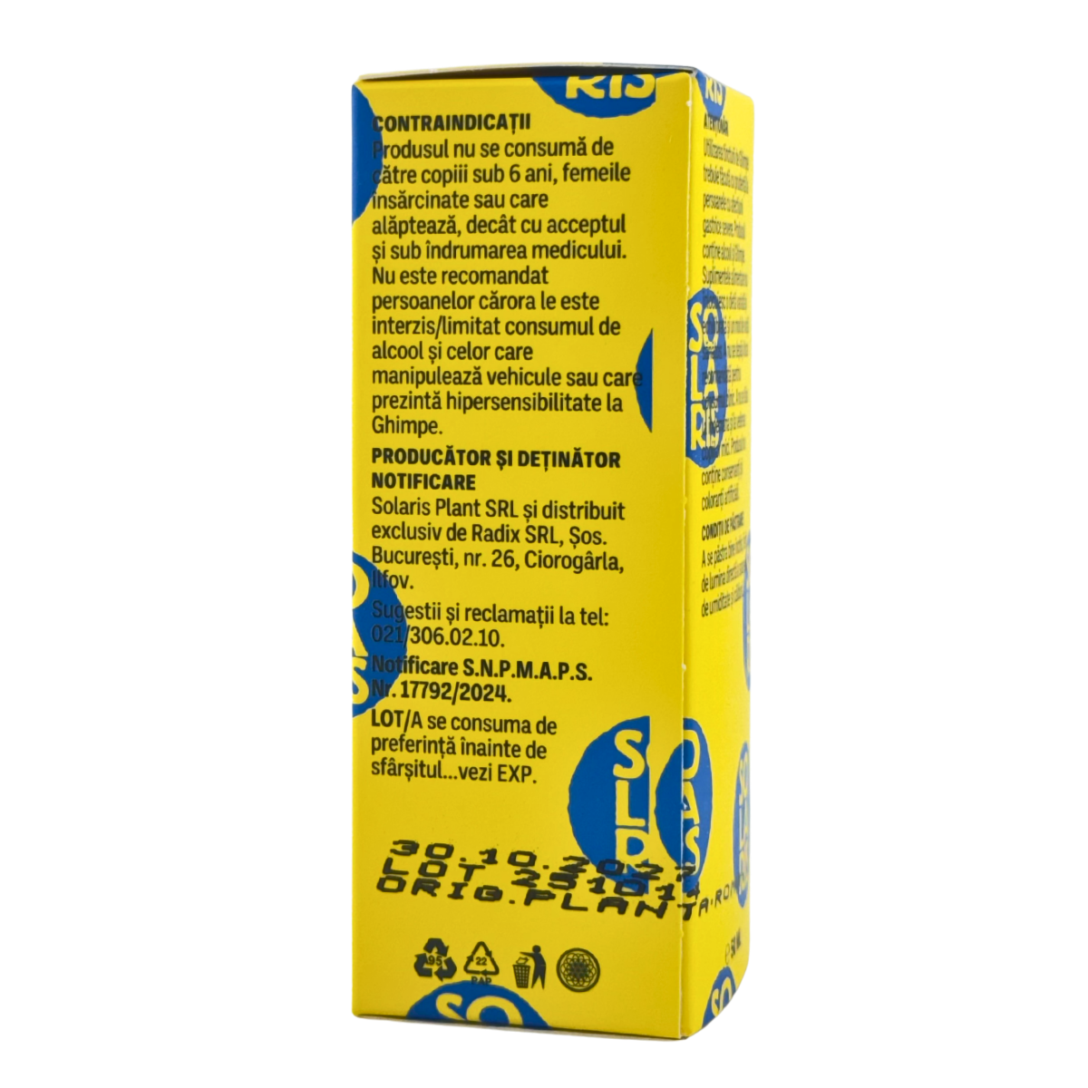 Tinctura de Ghimpe - Prostatic 50 ml