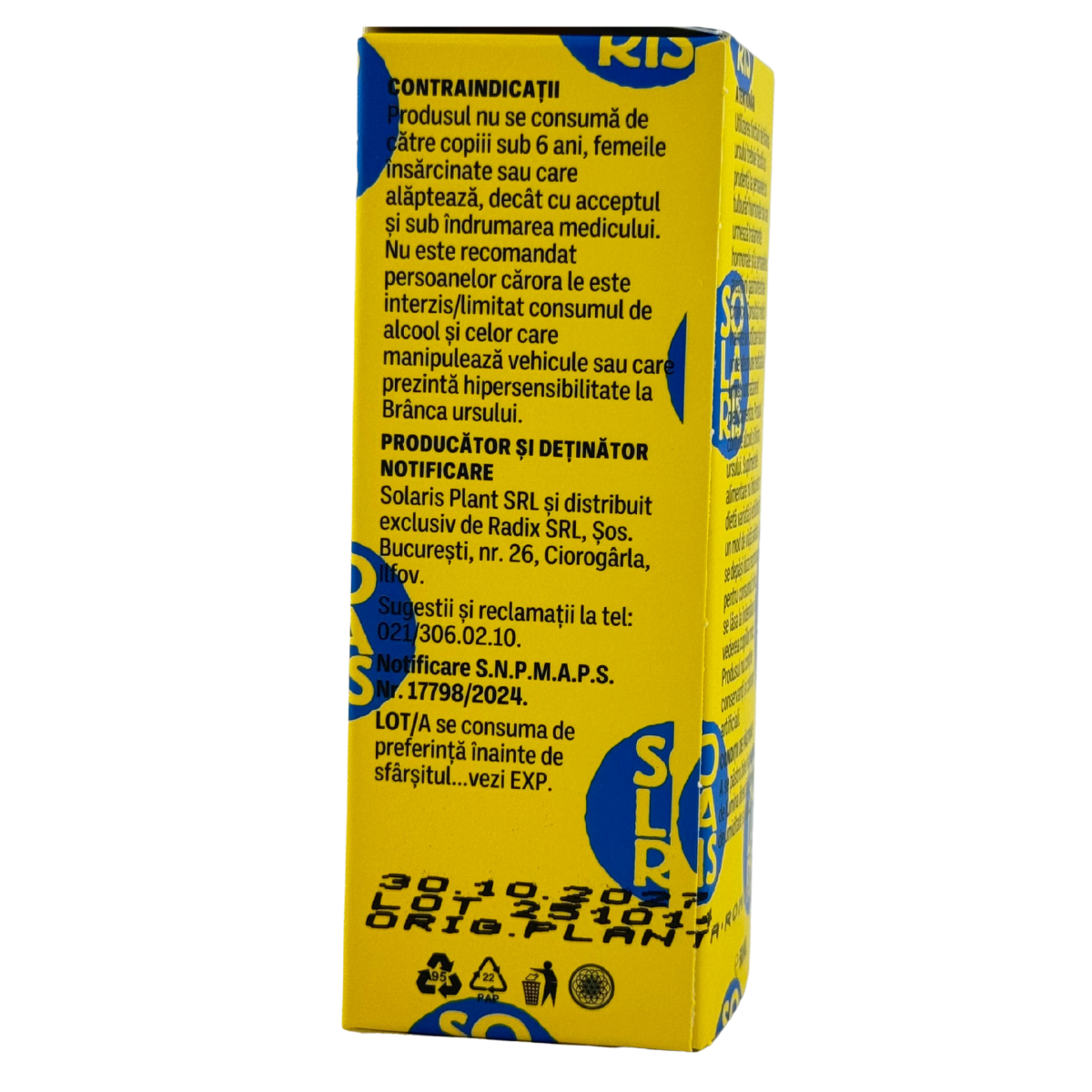 branca ursului dacia plant Tinctura de Branca ursului 50 ml – Solaris