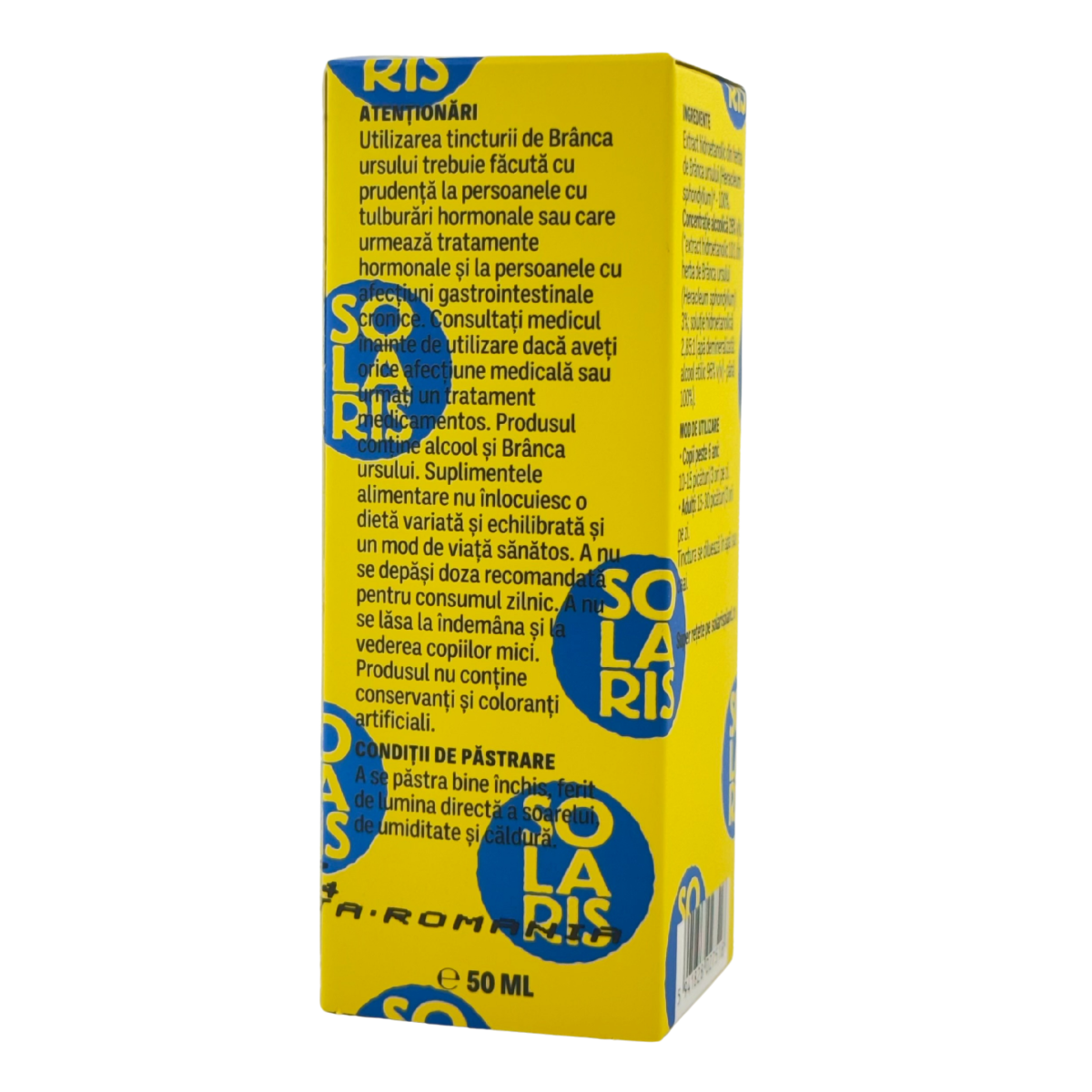 Tinctura de Branca ursului - Afrodiziac 50 ml