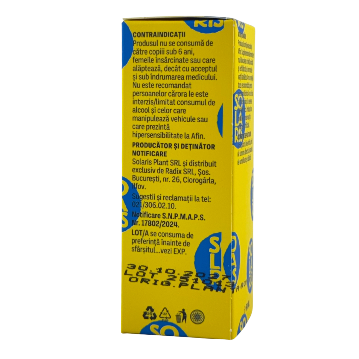Tinctura de Afin - Acuitate vizuala 50 ml