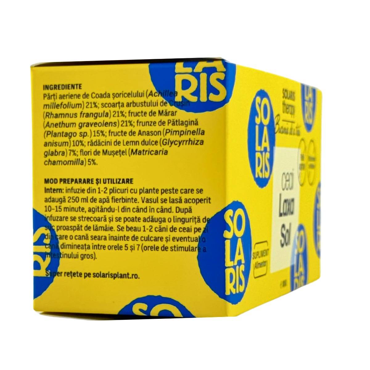 Ceai LaxaSol - Accelerare tranzit intestinal 20 doze