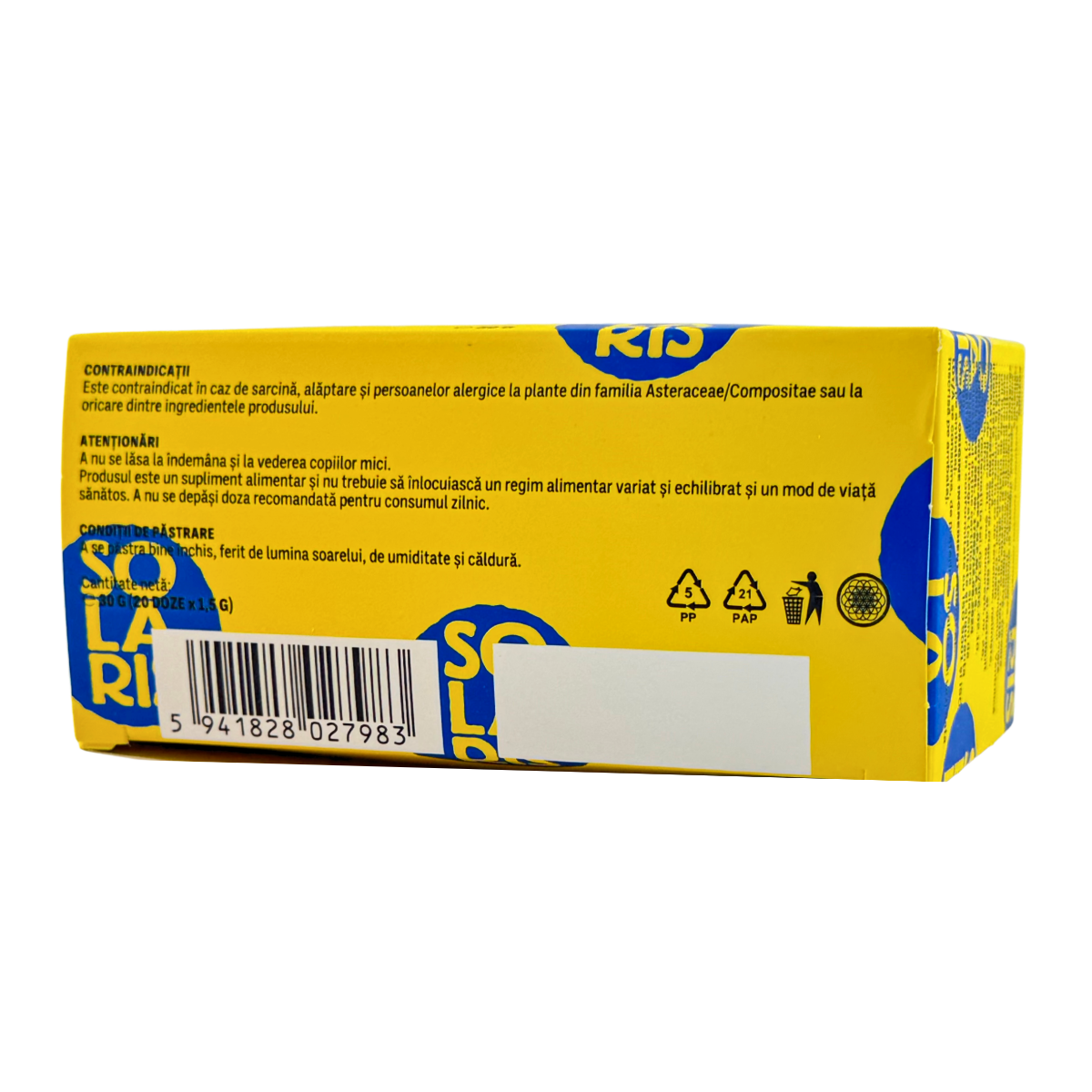 Ceai HepatoBiloSol - Ficat si bila 20 doze