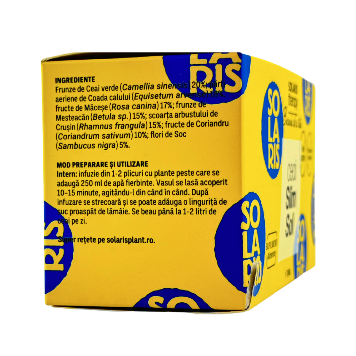 Ceai SlimSol - Slabire 20 doze