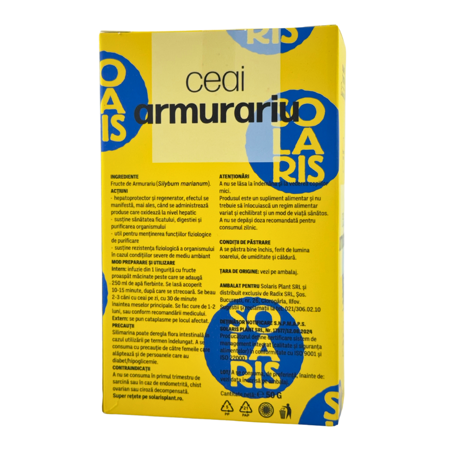Ceai de Armurariu - Ficat sanatos 50 g