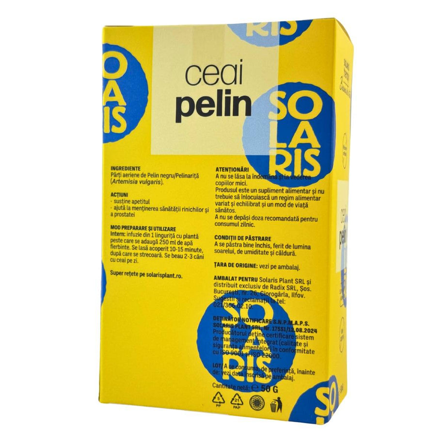 Ceai de Pelin - Deparazitare 50 g
