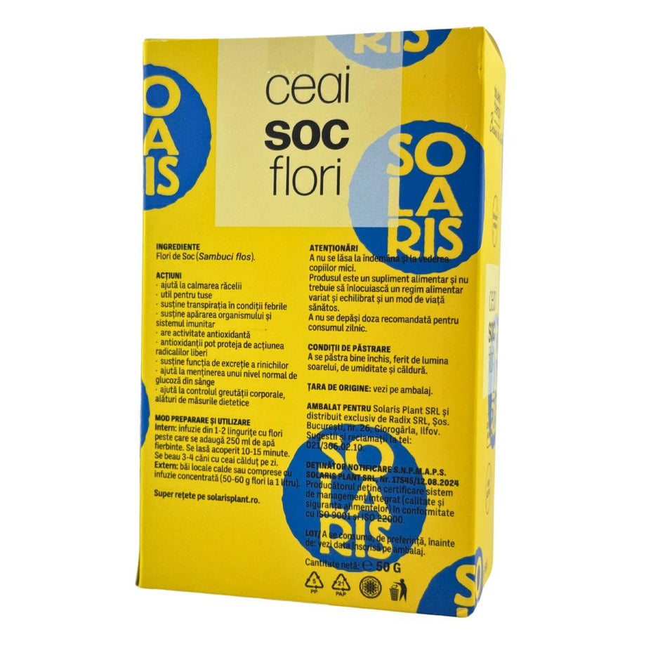 Ceai din flori de Soc - Silueta 50 g