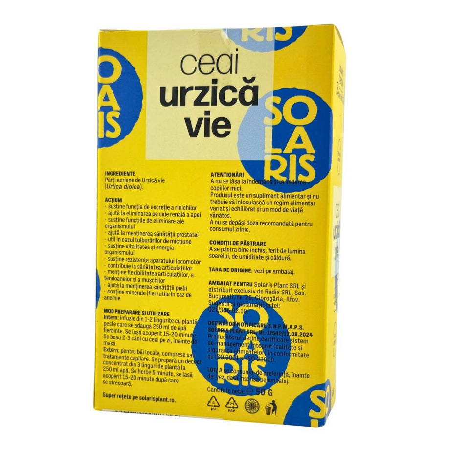 Ceai de Urzica vie - Articulatii sanatoase 50 g