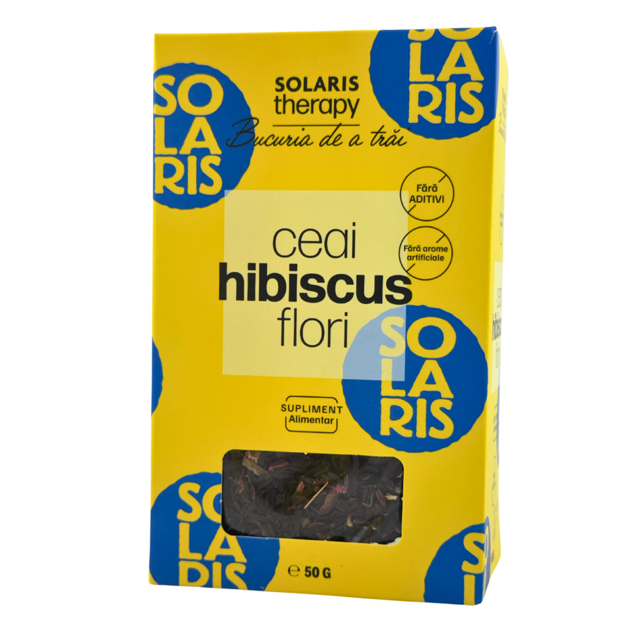Ceai Hibiscus flori - Tensiune arteriala normala 50 g