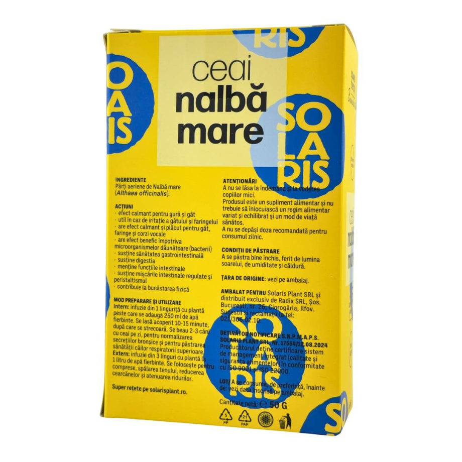 Ceai de Nalba mare - Antibronsitic 50 g