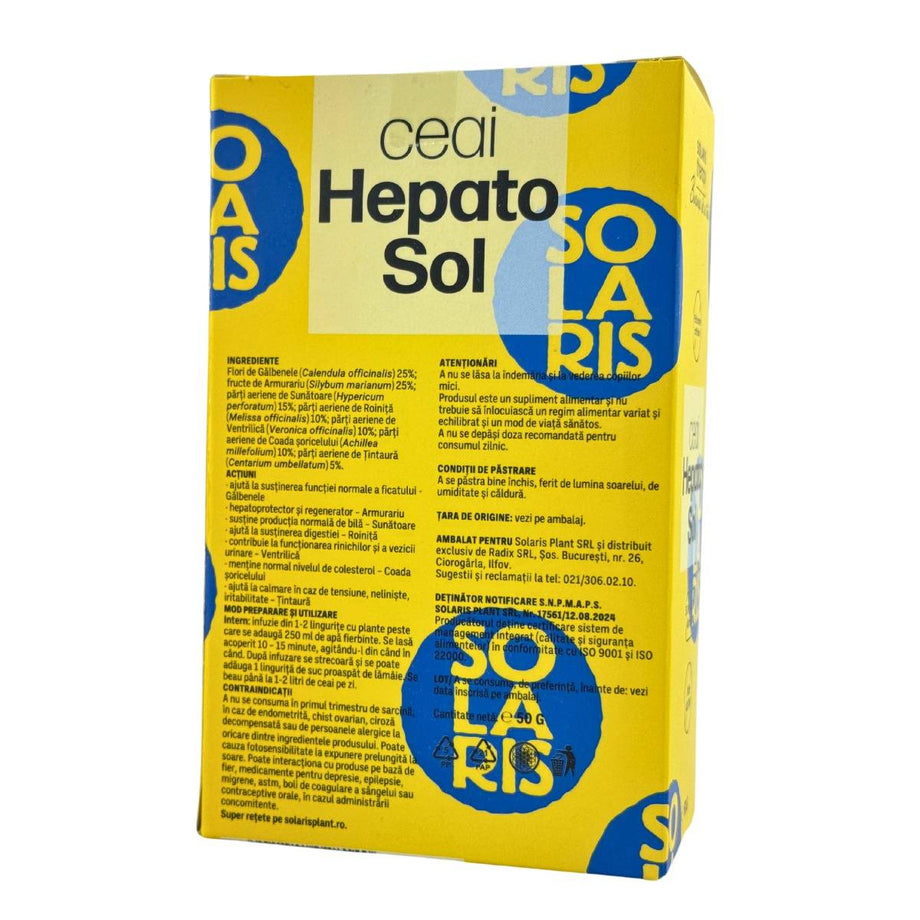 Ceai HepatoSol - Ficat sanatos 50 g
