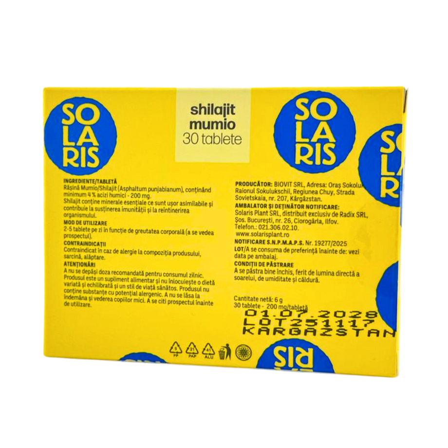 Shilajit Mumio 30 tablete