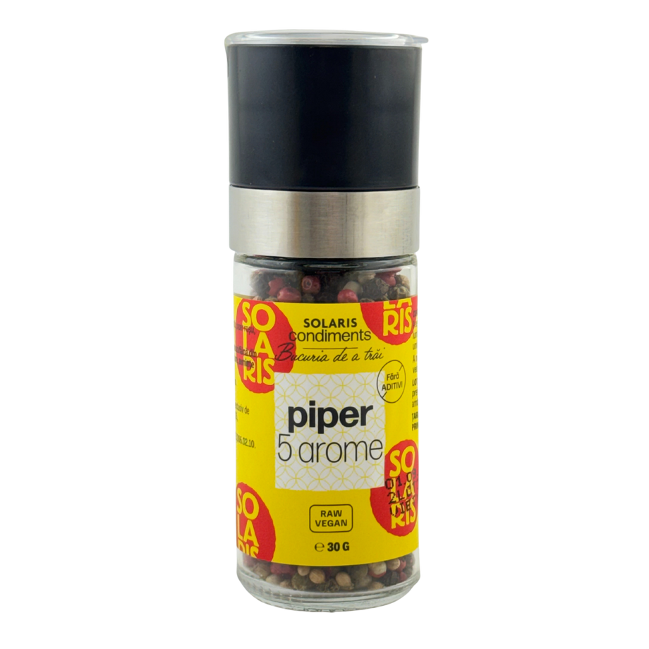 Rasnita reutilizabila cu Piper 5 arome 30 g