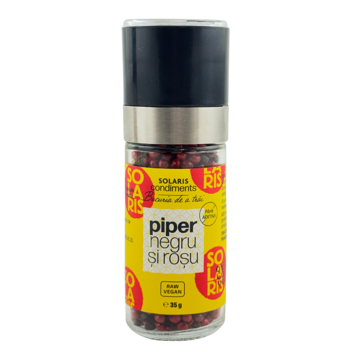 Rasnita reutilizabila Mix Piper rosu si negru 35 g