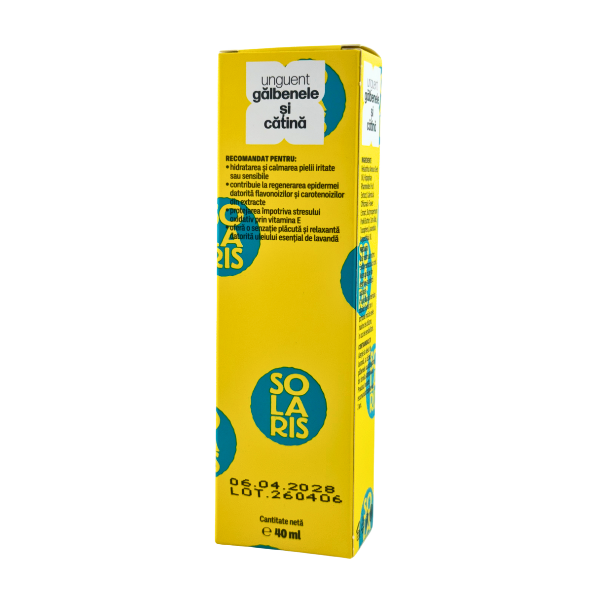 Unguent cu Galbenele si Catina - Reparator 40 ml