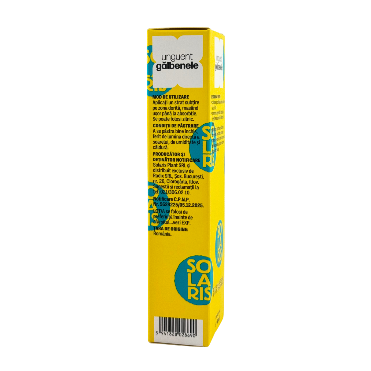Unguent cu Galbenele - Emolient 40 ml