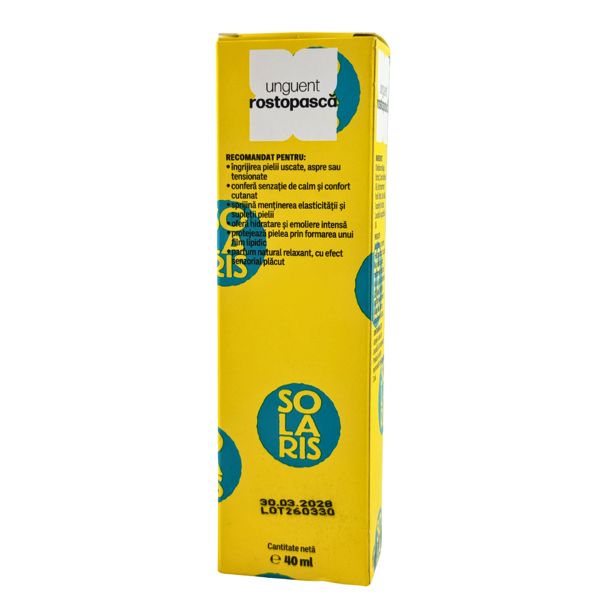 Unguent cu Rostopasca - Impotriva negilor 40 ml