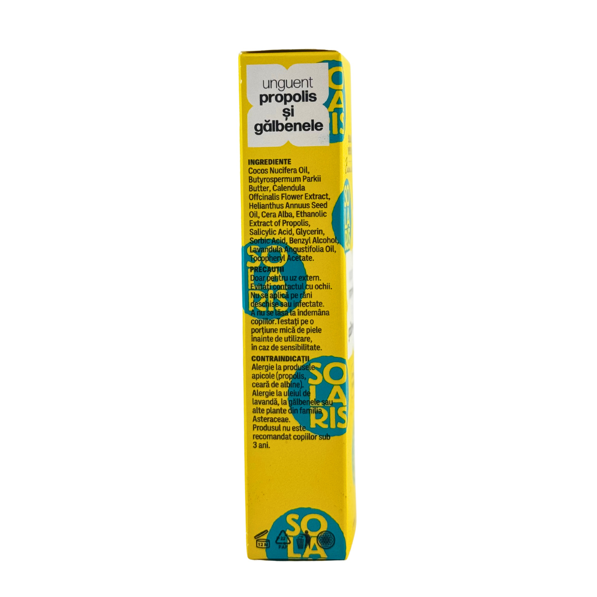 Unguent cu Propolis si Galbenele - Antiseptic 40 ml