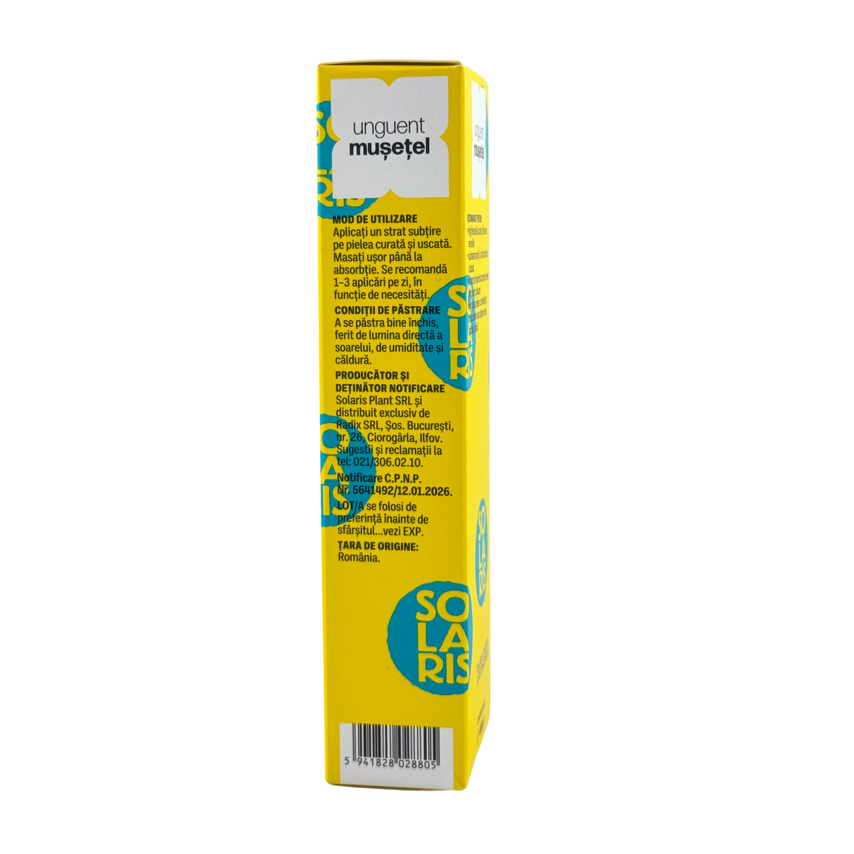 Unguent cu Musetel - Calmare piele 40 ml