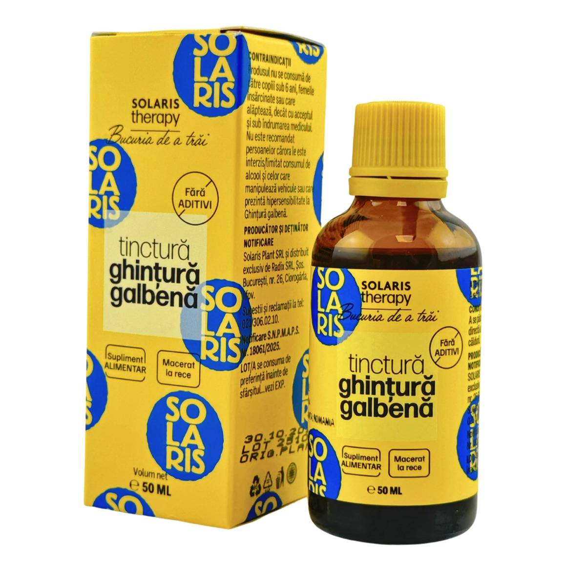TINCTURA GHINTURA GALBENA 50ml SOLARIS